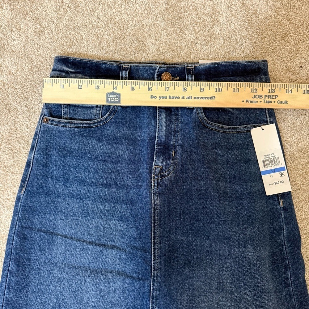 DKNY Maxi Denim Skirt Size 25 - Picture 12 of 13